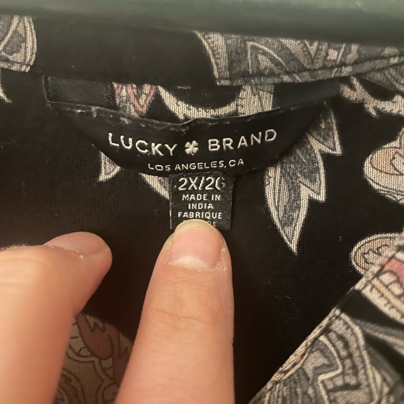 Lucky Brand floral top - Picture 2 of 3